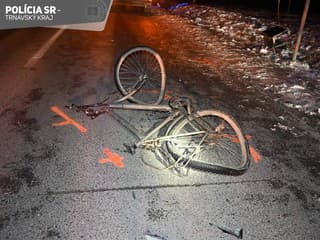 ŤAŽKÁ NEHODA pri Galante: Vodič narazil do neosvetleného CYKLISTU, ten skončil v nemocnici FOTO