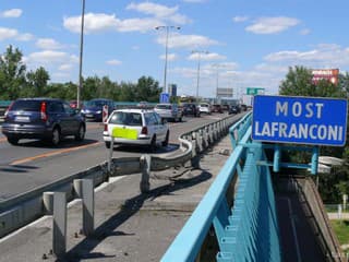 Most Lanfranconi v Bratislave opäť bez obmedzení: Opravy ukončené, motoristom sa uľavilo