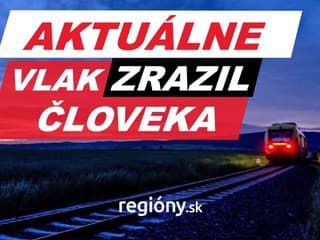 AKTUÁLNE OBROVSKÉ NEŠTASTIE na koľajniciach: Vlak zrazil človeka! Dopravu prerušili