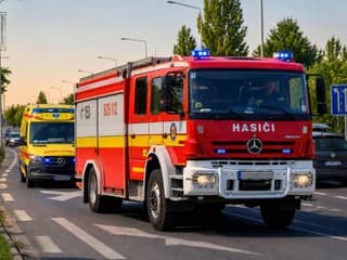 Požiar v Novej Bani: Hasiči evakuovali zvieratá z horiacej budovy, zasahovalo 12 mužov