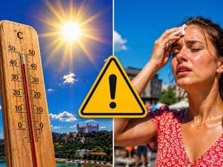 Horúčavy lámu rekordy: Na juhozápade Slovenska už 39 °C, platia výstrahy a hrozia zdravotné riziká