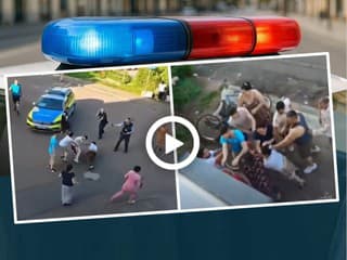 BRUTÁLNA HROMADNÁ BITKA na ulici: Policajti sa najprv iba prizerali, hlásia 7 zranených. Šokujúce VIDEO