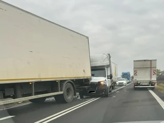 AKTUÁLNE FOTO DESIVÁ NEHODA Zrazili sa dve nákladné autá: Doprava je obmedzená