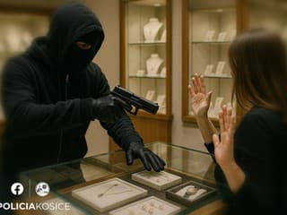 Ozbrojený lúpežník prepadol zlatníctvo v centre Košíc, odniesol si prstene za 40 000 eur