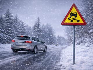 AKTUÁLNE Horský priechod Vrchslatina pokrýva zľadovatený sneh, hmla komplikuje dopravu