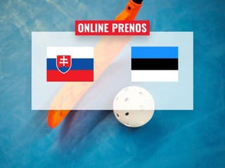 Slovensko - Estónsko: Online prenos z play-off o postup do štvrťfinále MS vo florbale