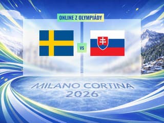 ZOH 2026 Švédsko – Slovensko: Online prenos zo zápasu hokejového turnaja