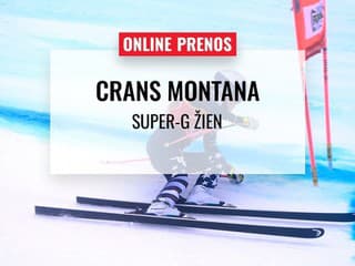 Posledné preteky pred olympiádou: Online prenos zo super-G žien v Crans Montane