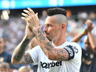 FOTO Krásna rozlúčka za bohatou kariérou: Marek Hamšík dal symbolickú bodku na Tehelnom poli