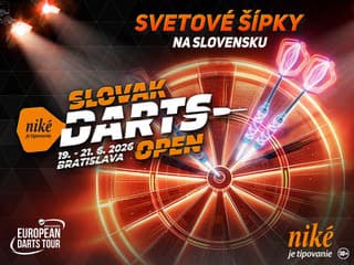 Šípkarske hviezdy na Slovensku: Štartuje Niké Slovak Darts Open