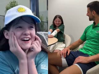 VIDEO Djokovič počas turnaja potešil dievčatko, ktoré bojovalo s leukémiou: Jej reakcia pohladí každé srdce