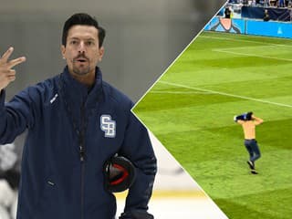 VIDEO Tréner HC Slovan rozburácal Tehelné pole: Tapper si získal srdcia belasého tábora