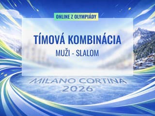 ZOH 2026 Tímová kombinácia mužov: Online prenos z pretekov v slalome
