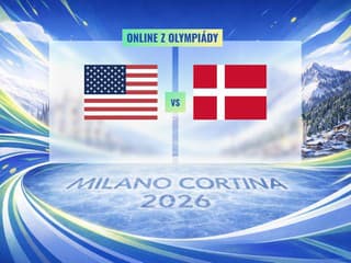 ZOH 2026 USA – Dánsko: Online prenos zo zápasu hokejového turnaja