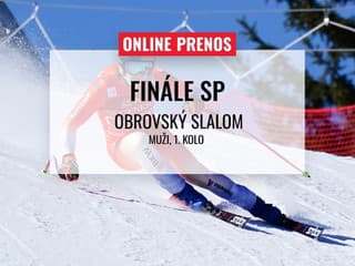 Rozhodujúci súboj o malý glóbus: Online prenos z 1. kola obrovského slalomu mužov vo finále SP