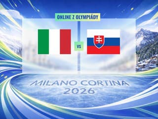 ZOH 2026 Taliansko – Slovensko: Online prenos zo zápasu olympijského hokejového turnaja