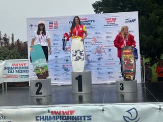 Wakeskaterka Zuzana Vráblová strieborná na svojom rozlúčkovom svetovom šampionáte