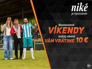 Bezstarostná Niké liga, získajte späť až 10 €