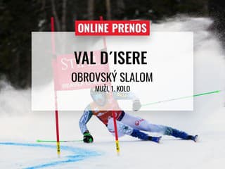 Bratia Žampovci bojujú o postup: Online prenos z 1. kola obrovského slalomu vo Val d'Isere