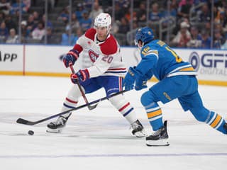 VIDEO Slovenský súboj v NHL: Slafkovský sa raduje, Dvorský smúti, Montreal umlčal St. Louis