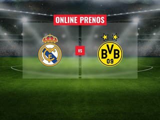 Real Madrid - Borussia Dortmund: Online prenos zo šlágra Ligy majstrov