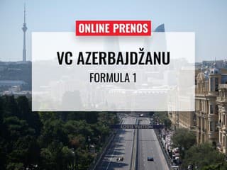 Formulové divadlo v uličkách Baku: Online prenos z Veľkej ceny Azerbajdžanu 2026