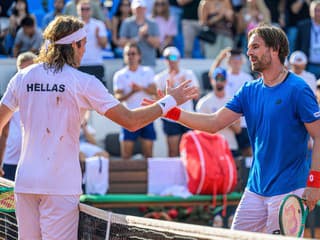 VIDEO Bojoval ako lev: Gombos potrápil superfavorizovaného Tsitsipasa, parádny tenis v NTC