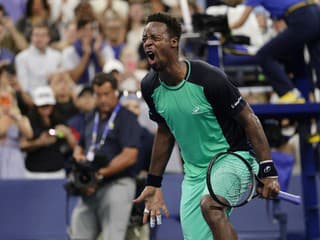 VIDEO Tenisová zábava v deň narodenín: Monfils dvíhal New York zo sedadiel a predviedol úchvatnú šou