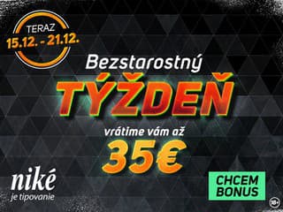 Bezstarostný týždeň v Niké – každý deň vám vrátime až 5 eur