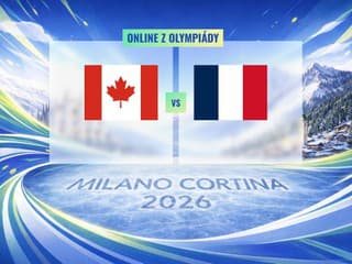ZOH 2026 Kanada – Francúzsko: Online prenos zo zápasu hokejového turnaja