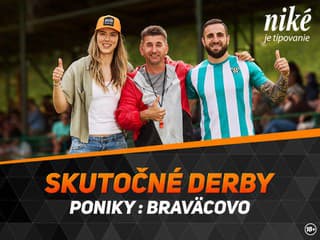Zaslúžená remíza? Tipnite si skutočné derby Poniky - Braväcovo