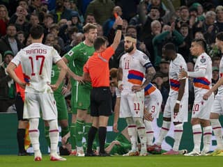VIDEO Tigran Barseghjan predviedol zbytočný skrat: Hráč Slovana ihneď dostal červenú kartu