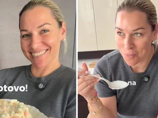 Majonézový šalát vo fit verzii: Takto si bude tradičnú vianočnú dobrotu pripravovať Dominika Cibulková!