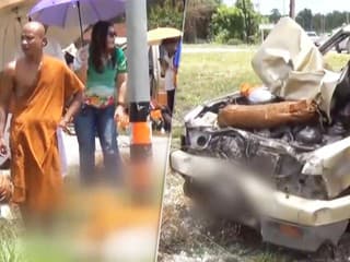 VIDEO: 11-ročný chlapec zobral rodičom auto. Pri  zbesilej jazde narazil do skupiny mníchov, deväť z nich zomrelo