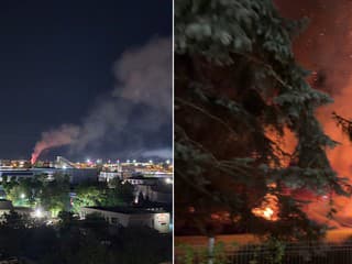 FOTO a VIDEO: Nočná dráma pri bratislavskom letisku. Silná explózia otriasla okolím