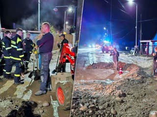 FOTO: Prívalové dažde spôsobili pohromu. V obci pri Kežmarku vyhlásili mimoriadnu situáciu