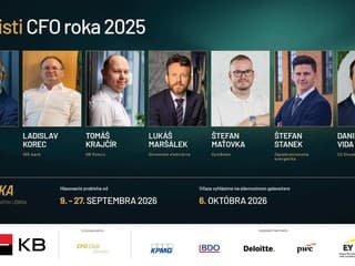 Máme profily finalistov ocenenia CFO roka 2025