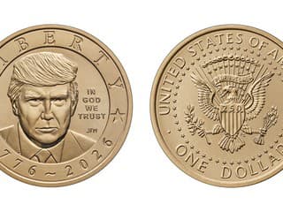 Trump už má aj vlastnú mincu. Stal sa druhým žijúcim prezidentom na americkej mene