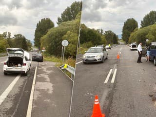 Kuriózna nehoda pri Liptovskom Mikuláši. Vodiči boli triezvi, inštruktor autoškoly nie