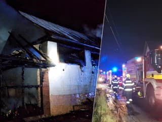 Obrovský požiar na strednom Slovensku. V plameňoch sa ocitli dva domy