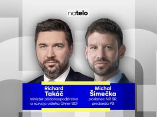 Hosťami relácie Na telo budú túto nedeľu Richard Takáč a Michal Šimečka