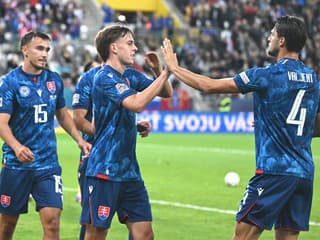 Slovensko oslavuje druhý triumf v Lige národov. Proti Kazachom rozhodol presnou hlavičkou Hancko