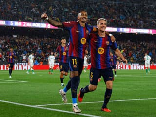 LaLiga: Barcelona totálne zdemolovala súpera, Raphinha oslavoval hetrik. Koncertoval aj tím Hancka