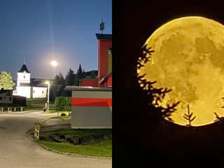 OBRAZOM: Slováci v noci obdivovali Jelení Mesiac. Pozrite si fotografie z Liptova