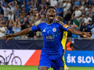 Obrovská radosť na Tehelnom poli. Slovan je po dvoch nádherných góloch v play-off Ligy majstrov
