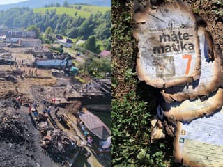 FOTO: Po ničivom požiari zostalo spálenisko. O pár dní ukázali Slováci obrovskú solidaritu