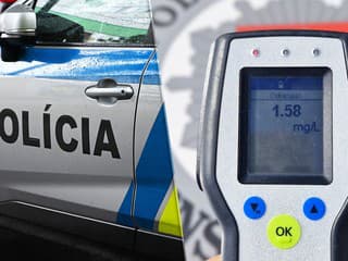Vodičku (31) zastavili pre chýbajúcu značku a pokazené svetlo. Dychová skúška policajtov zaskočila
