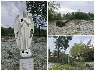 Búrka zasiahla farskú záhradu: FOTO Smutný pohľad, na mieste ostala totálna SPÚŠŤ! Ľudia podávajú pomocnú ruku