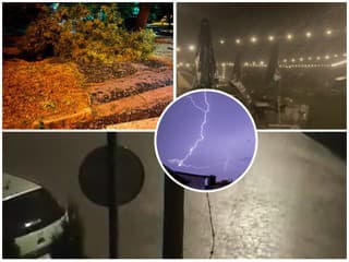 Búrky priniesli LEJAK a silný vietor, VIDEO mnohé obce ostali bez elektriny! Slovensko čakajú ďalšie DVE VLNY