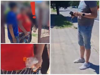 DRÁMA počas kontroly úradníkov: VIDEO Inšpektorku obliali obyvatelia neznámou tekutinou, ďalšieho opľuli!